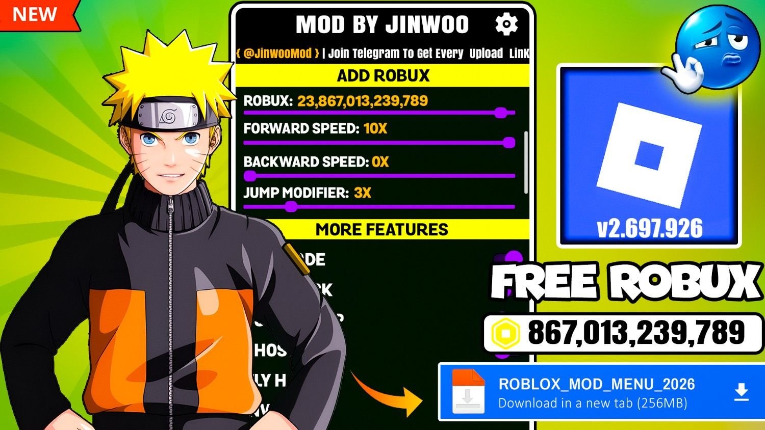 Roblox MOD Menu APK (2026) Cover